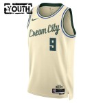 Maillot NBA Milwaukee Bucks Bobby Portis JR Nike 2025-26 City Edition Blanc Swingman - Enfant